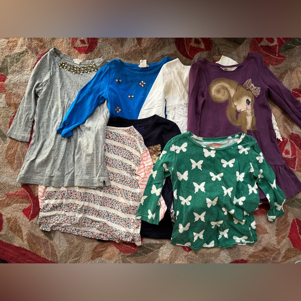 CrewCuts, Zara, H&M Girls 6/7 Dress, Tunic & Long Sleeved Tee